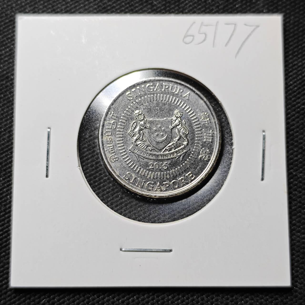 KK钱币收藏小铺  第365场  2月预留时间 周末发货  新加坡50分