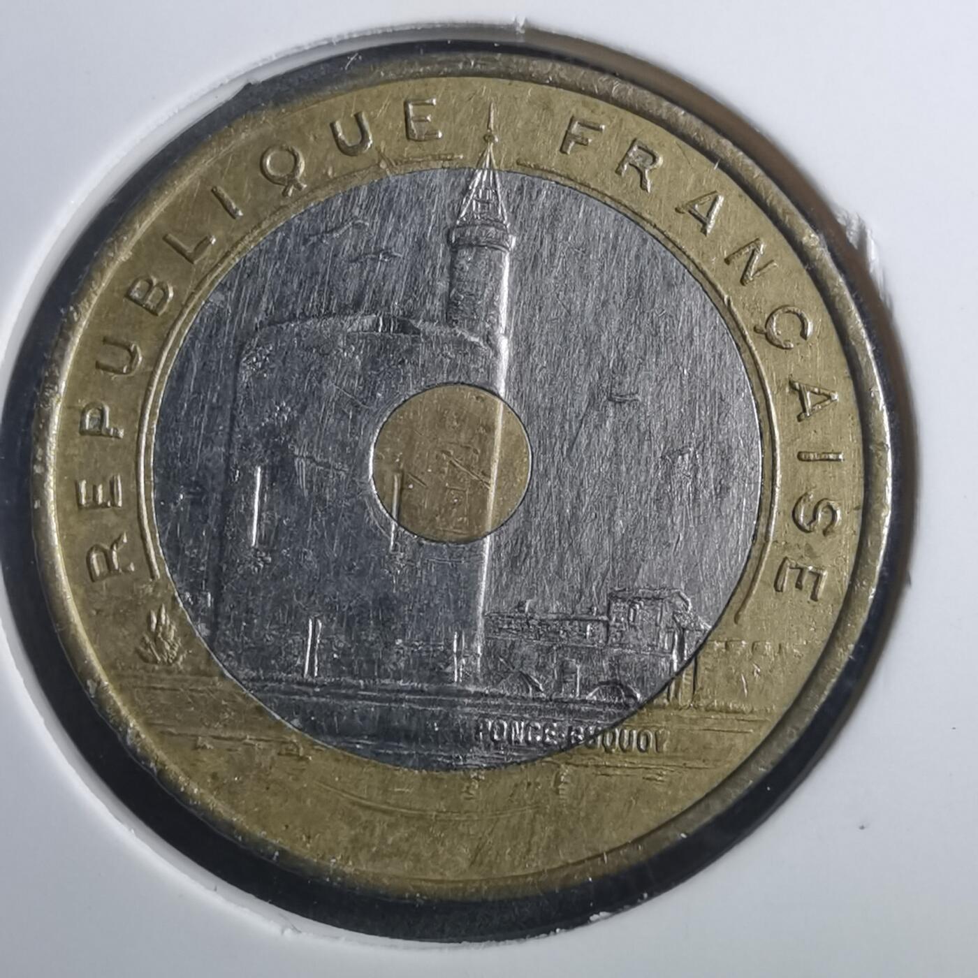 沼泽如烟--第893场 法国1993年20法郎纪念币