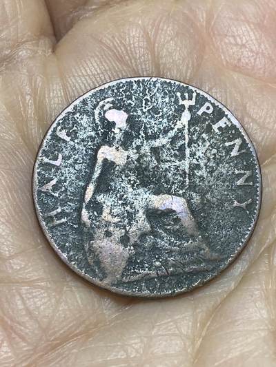 2025年第一百二十五场(总第一百五十一场）外国好品散币(免佣金) - 英国🇬🇧1909年半便士(爱德华七世时期)