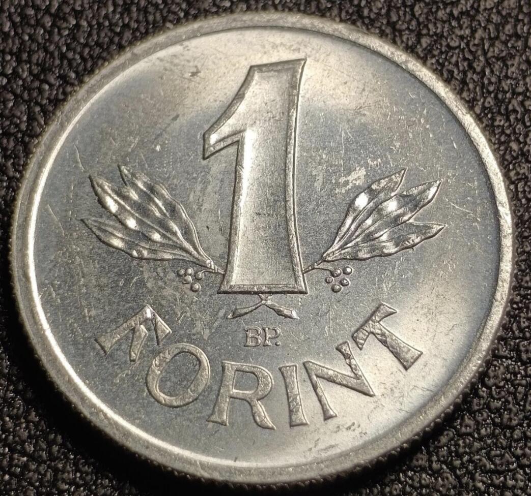 泉币菌-第127场-精品福利场(115场之后的本周末发货，感谢理解) 原光极美 匈牙利1983年 1福林铝币 硬币23.5mm