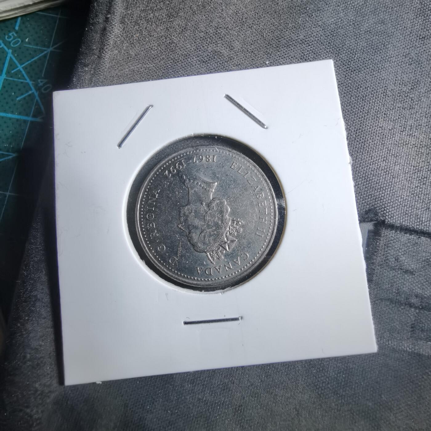 沼泽如烟--第894场 加拿大1992年25分纪念币