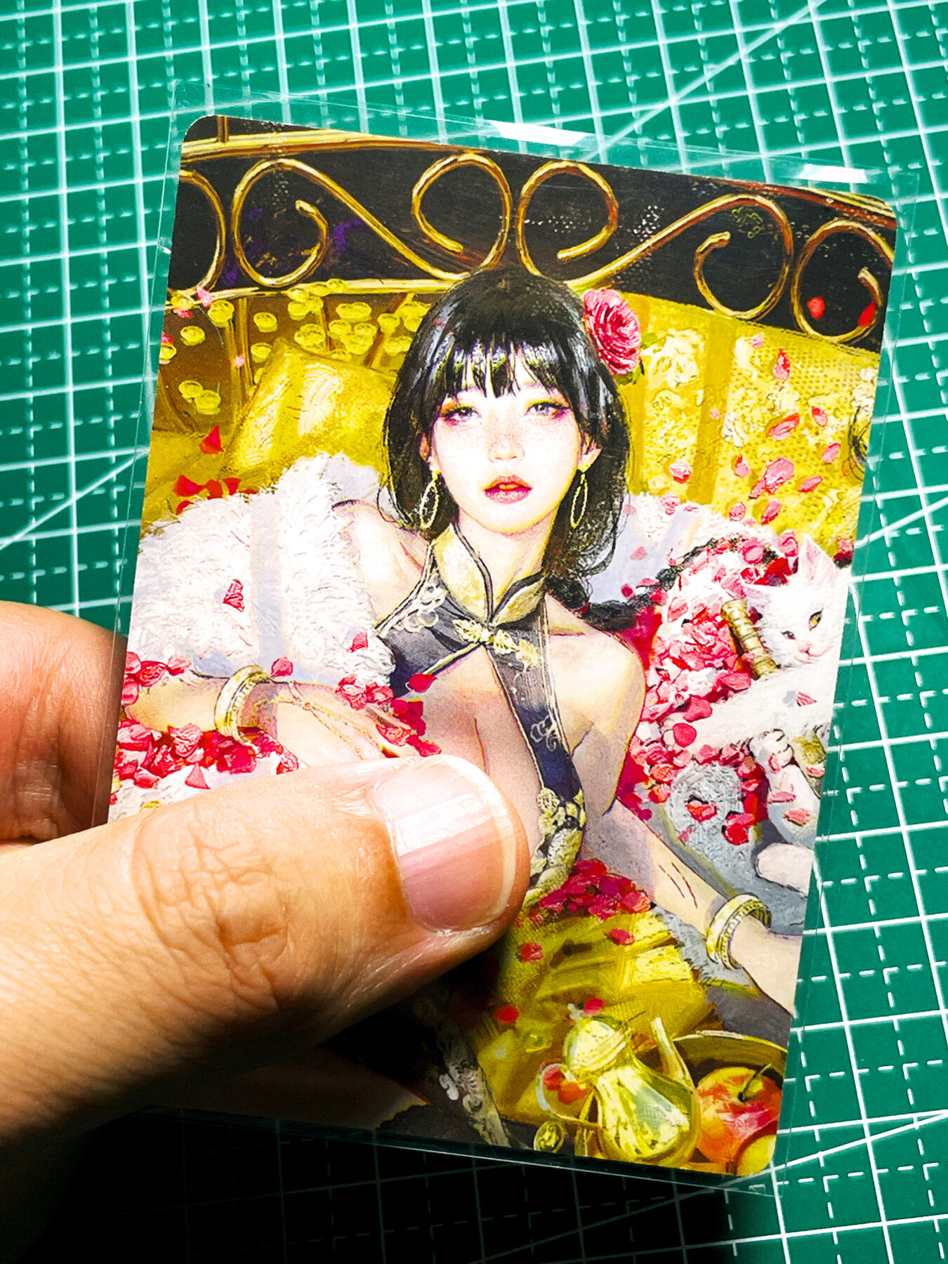 显眼宝36期 11月12日晚21:50截拍 佣金1起 可寄存～ 【官方未正式发行 大妈装错 保证正品】燎原卡牌 焱卡文化  刷子 稀有大头卡  李瓶儿lisa 一枚