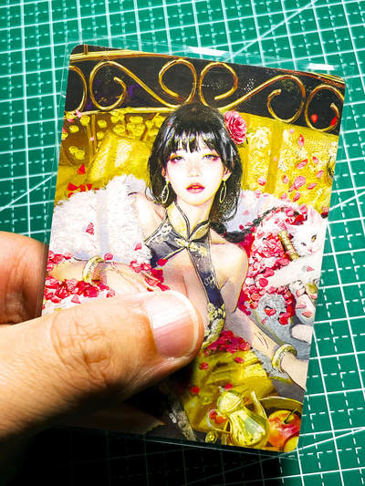 显眼宝36期 11月12日晚21:50截拍 佣金1起 可寄存～ - 【官方未正式发行 大妈装错 保证正品】燎原卡牌 焱卡文化  刷子 稀有大头卡  李瓶儿lisa 一枚