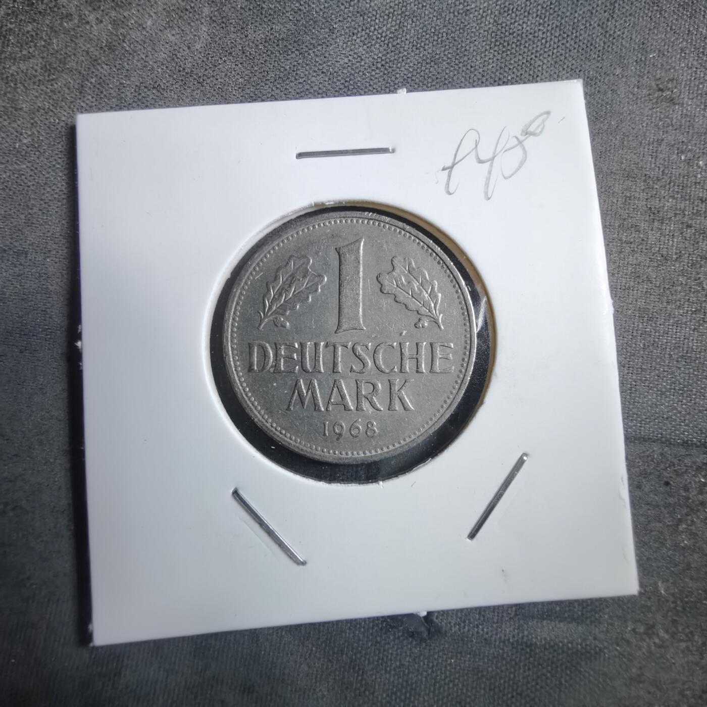 沼泽如烟--第894场 德国1968年1马克