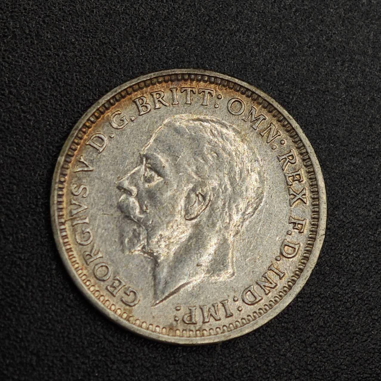 【淘币小摊】实时拍第七百九十一拍   散币纸币套币场   满百包邮可预留二周 每周一统一发货   英国1932年乔治五世3便士银币