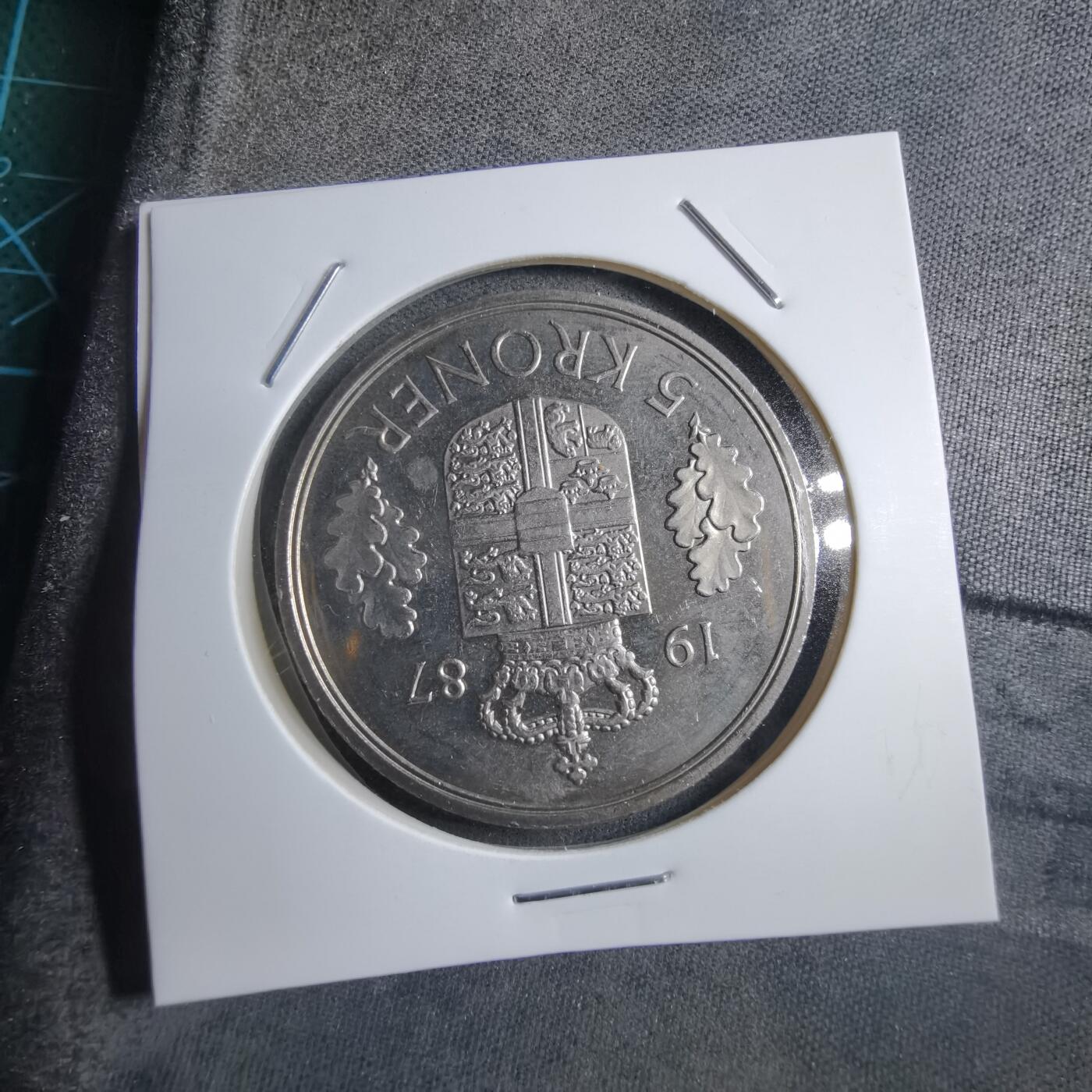 沼泽如烟--第894场 丹麦1987年5克朗