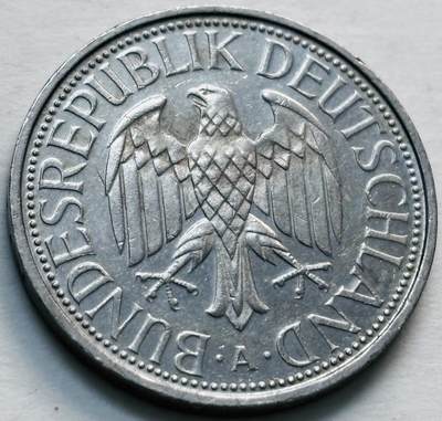 文馨钱币收藏第 279 场，银币，纪念铜章场 长期接收代拍品 - 1991 年德国 1 马克 A 版