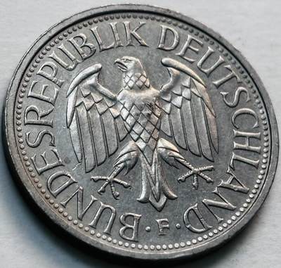 文馨钱币收藏第 279 场，银币，纪念铜章场 长期接收代拍品 - 1980 年德国 1 马克 F 版