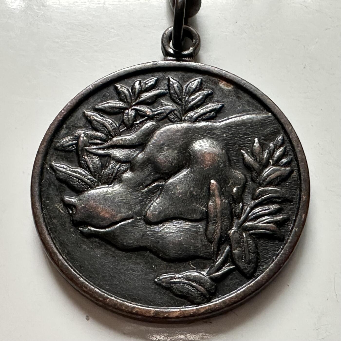 🌹外币初藏🌹🐯2025年第125场  每周二四六晚8️⃣点 接代拍 香港1923年汇丰银行猪年纪念章