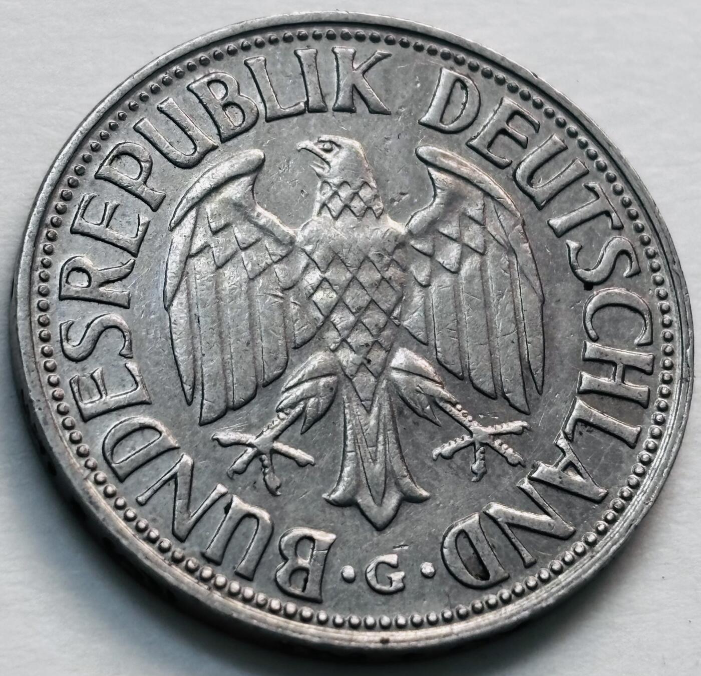 文馨钱币收藏第 279 场，银币，纪念铜章场 长期接收代拍品 1950 年德国 1 马克 G 版