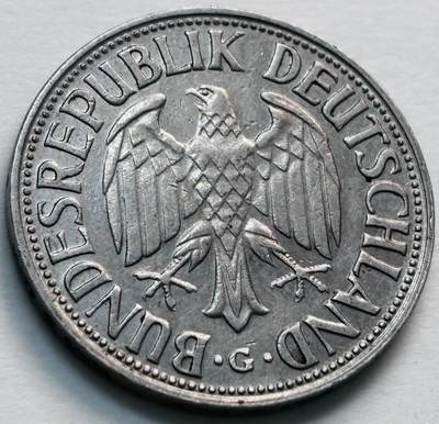 文馨钱币收藏第 279 场，银币，纪念铜章场 长期接收代拍品 - 1950 年德国 1 马克 G 版