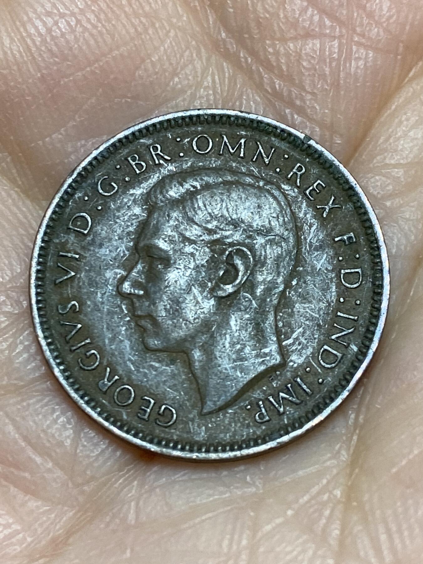 2025年第一百二十五场(总第一百五十一场）外国好品散币(免佣金) 英国🇬🇧1940年1法新(乔治六世第一版)