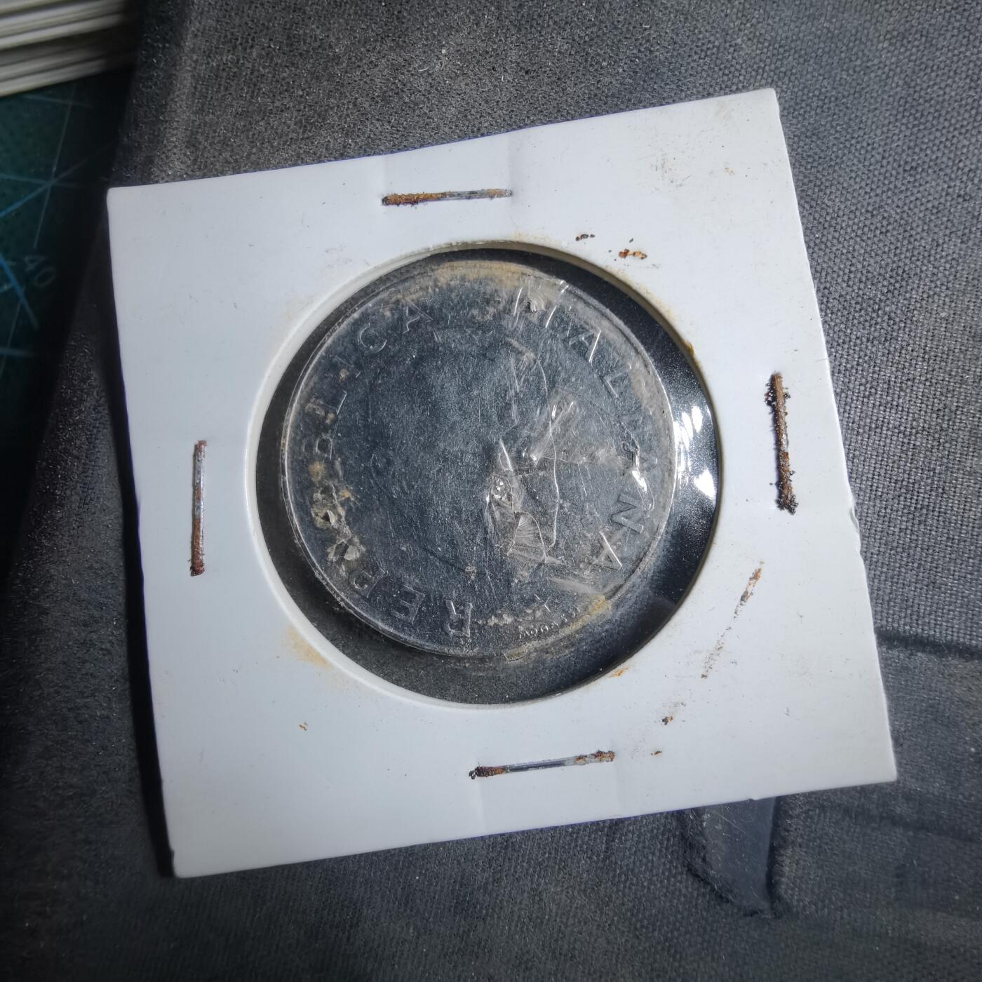 沼泽如烟--第894场 意大利1974年100里拉纪念币