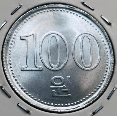 文馨钱币收藏第 279 场，银币，纪念铜章场 长期接收代拍品 - 全新 2005 年朝鲜 100 元