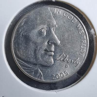 沼泽如烟--第894场 - 美国2005年5分纪念币