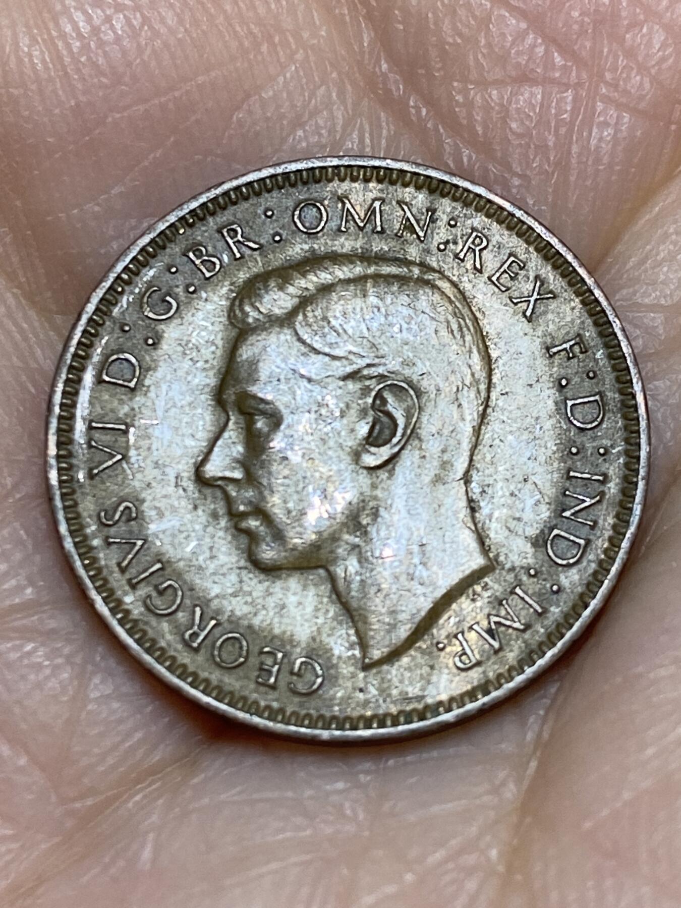 2025年第一百二十五场(总第一百五十一场）外国好品散币(免佣金) 英国🇬🇧1939年1法新(乔治六世第一版)