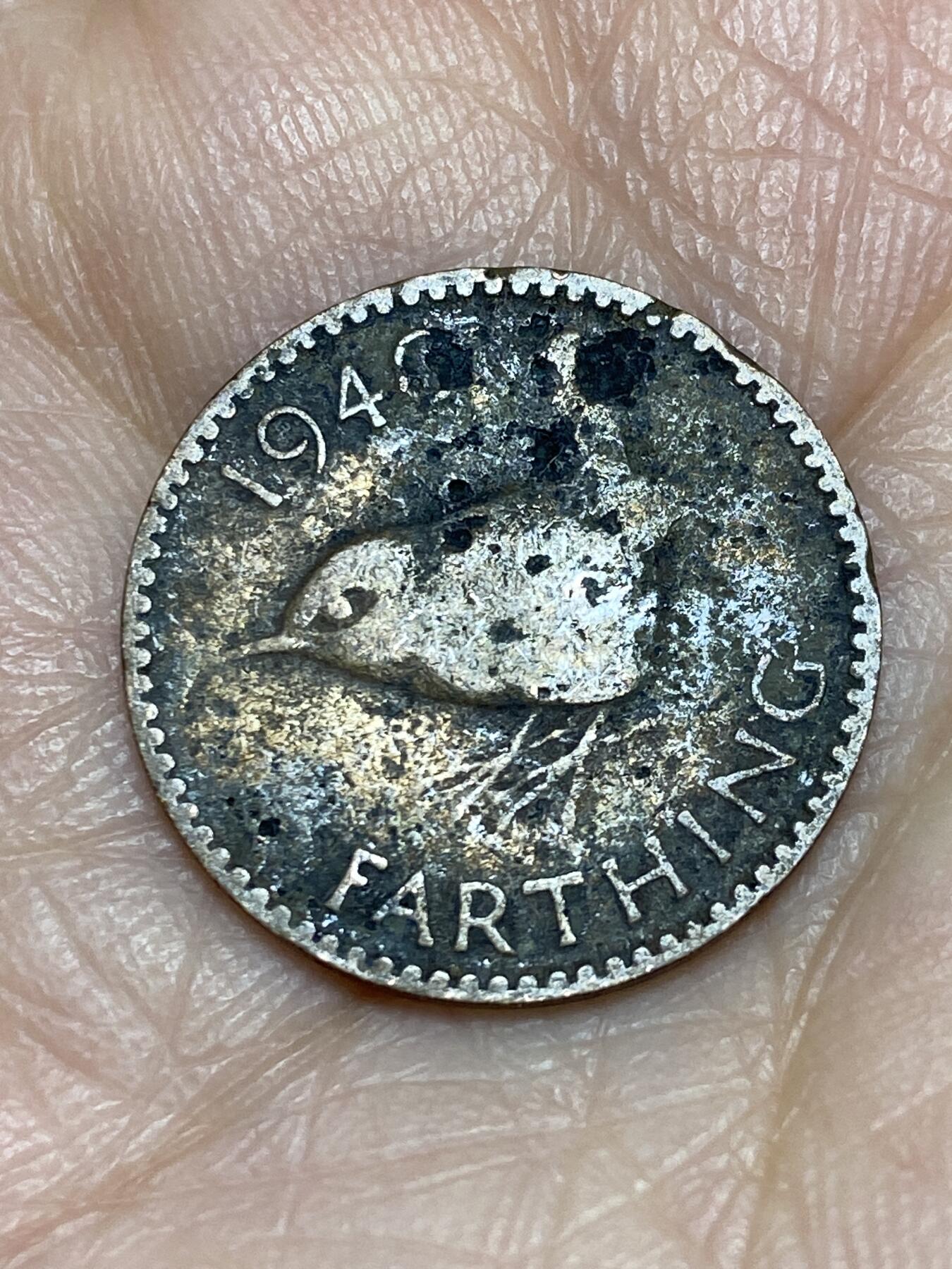 2025年第一百二十五场(总第一百五十一场）外国好品散币(免佣金) 英国🇬🇧1940年1法新(乔治六世第一版)