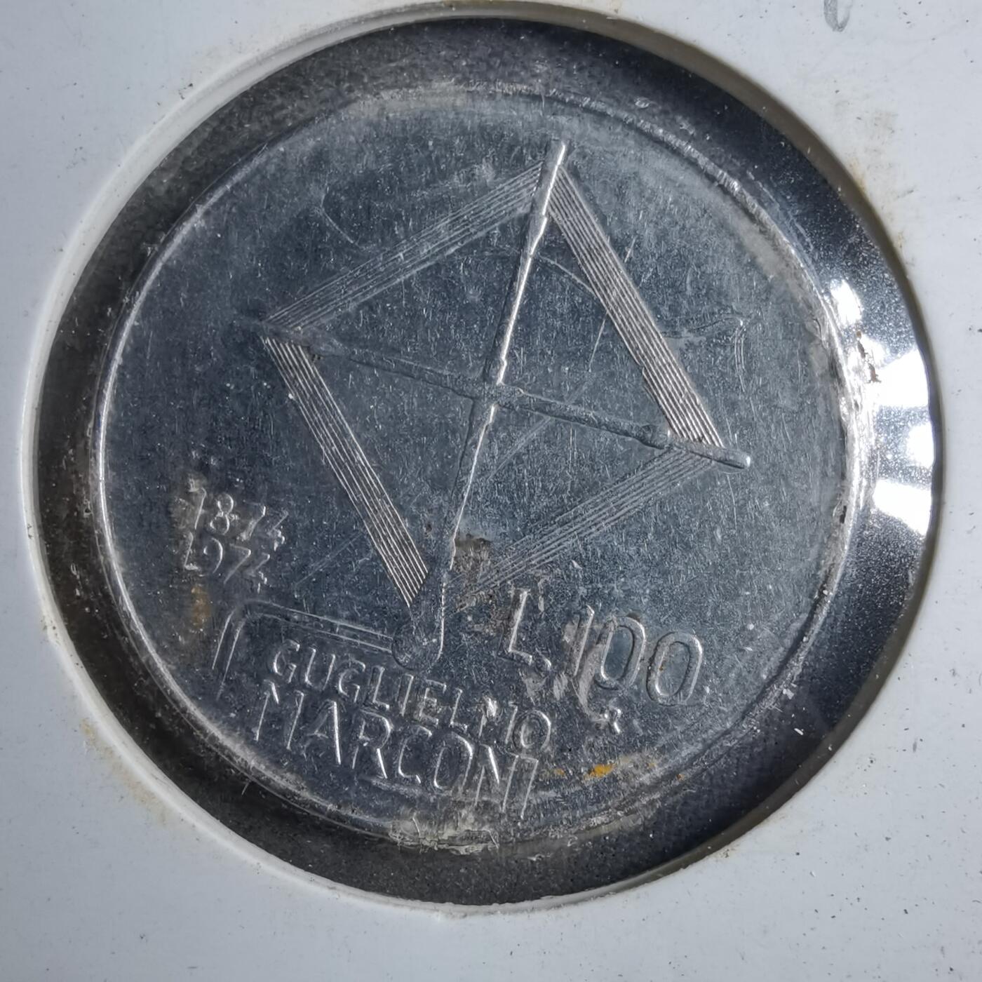 沼泽如烟--第894场 意大利1974年100里拉纪念币