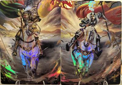 丫丫卡拍第16期（11月7日22点截拍） - 豪卡水浒【忠义】 隐藏风流二将（彩闪工艺） 非常好看☆寄