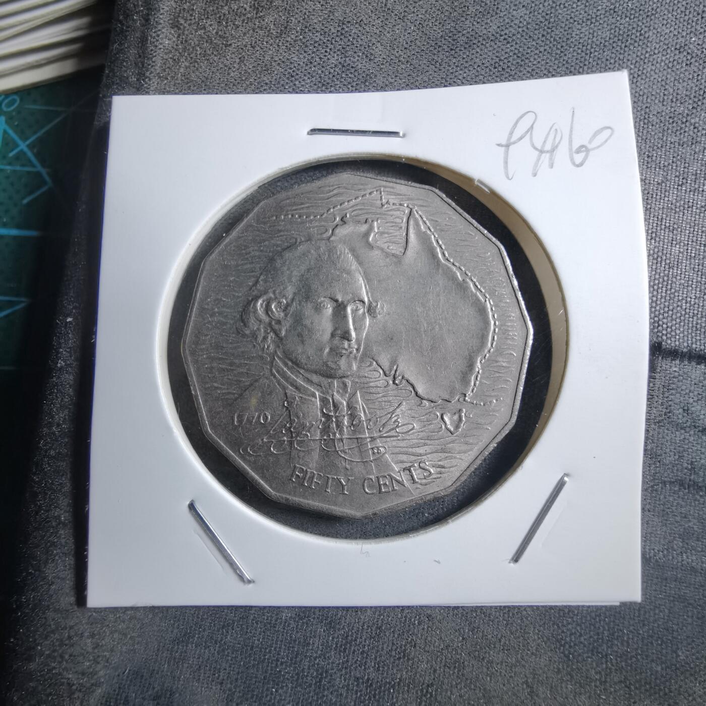 沼泽如烟--第894场 澳大利亚1970年50分纪念币