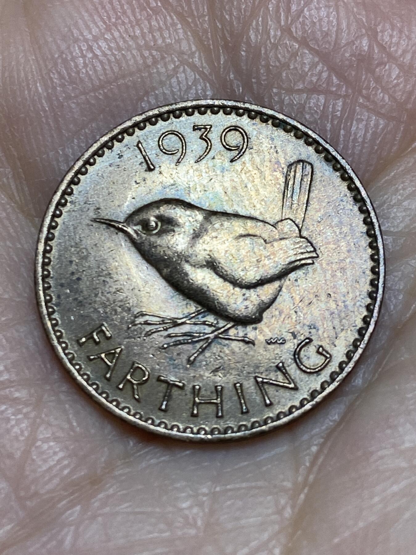 2025年第一百二十五场(总第一百五十一场）外国好品散币(免佣金) 英国🇬🇧1939年1法新(乔治六世第一版)