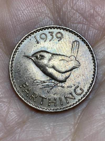 2025年第一百二十五场(总第一百五十一场）外国好品散币(免佣金) - 英国🇬🇧1939年1法新(乔治六世第一版)