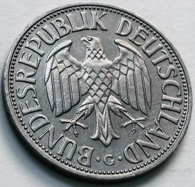 文馨钱币收藏第 279 场，银币，纪念铜章场 长期接收代拍品 - 1967 年德国 1 马克 G 版