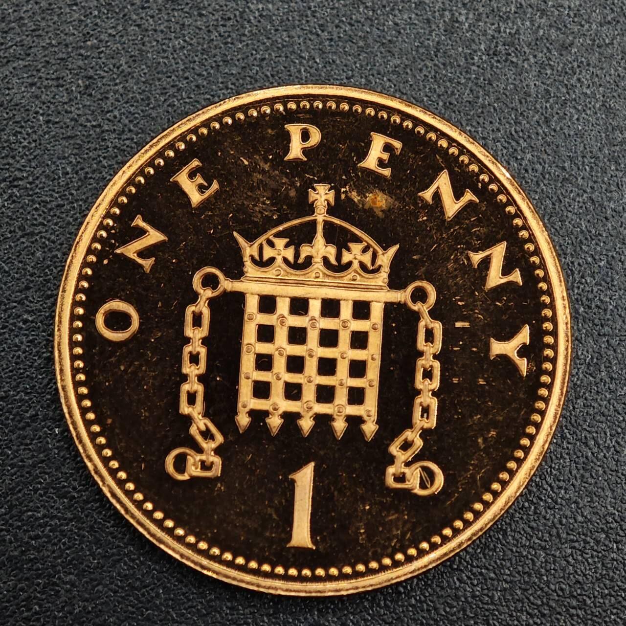 【淘币小摊】实时拍第七百九十一拍   散币纸币套币场   满百包邮可预留二周 每周一统一发货   英国1989年一便士精制铜币