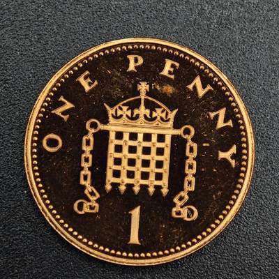 【淘币小摊】实时拍第七百九十一拍   散币纸币套币场   满百包邮可预留二周 每周一统一发货   - 英国1989年一便士精制铜币