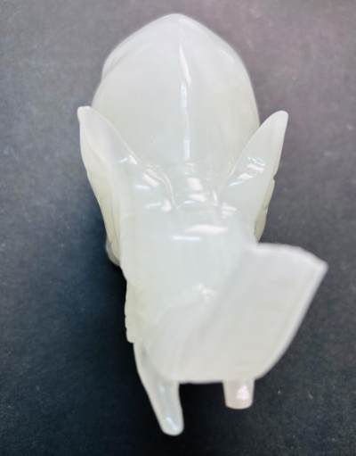 文馨钱币收藏第 279 场，银币，纪念铜章场 长期接收代拍品 - 玉石大象，长 140.7mm 高 91.1 厚 48.2mm 重 391.2 克