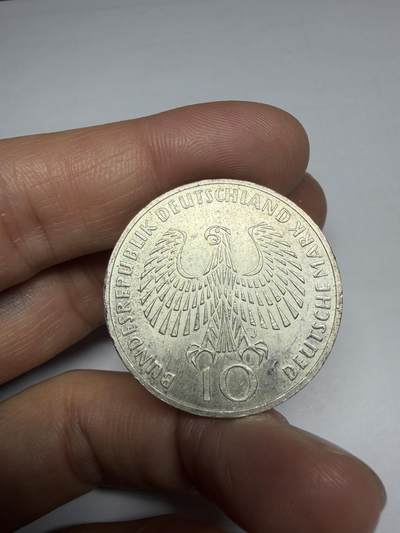 2025年集古藏今外币拍卖第十期-第4场—（总第284拍），可以寄存60天，满160元包邮。 - 1972年德国10马克银币