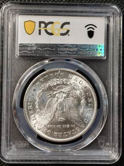 甄臻铺-世界币章拍卖（第38期）立冬小精品场，送拍享返佣金等优惠多多 PCGS-MS63 1878年S版摩根，首发年份，打制极好，PL质感