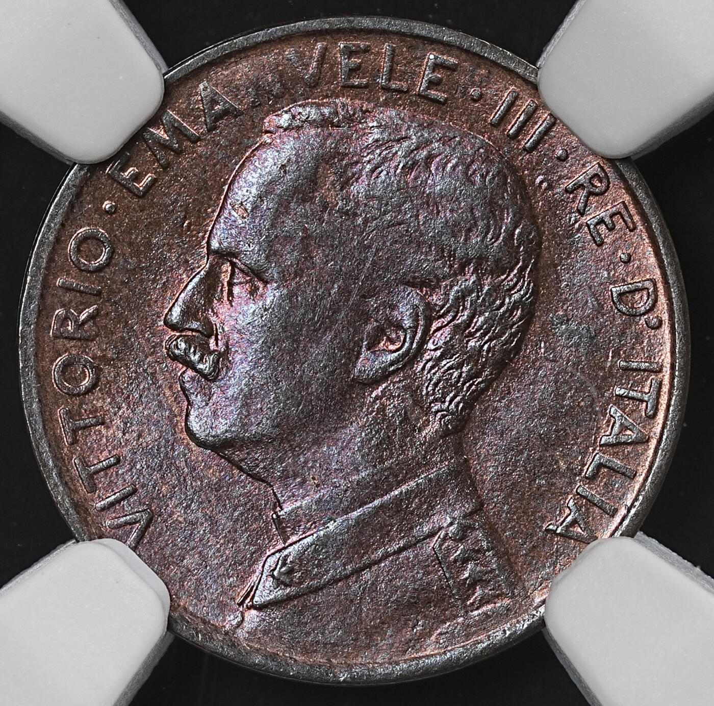 修遠堂世界钱币第九十二期 NGC评级 意大利1分铜币两枚