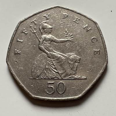 🌹外币初藏🌹🐯2025年第125场  每周二四六晚8️⃣点 接代拍 - 英国2000年50便士