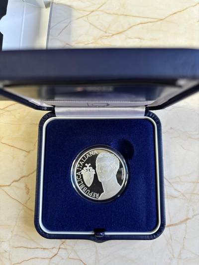 第180期拍卖【长期征集拍品】【北京币展专场】 - 意大利2022年安东尼奥·卡诺瓦逝世 200 周年银币，18克，发行5000枚