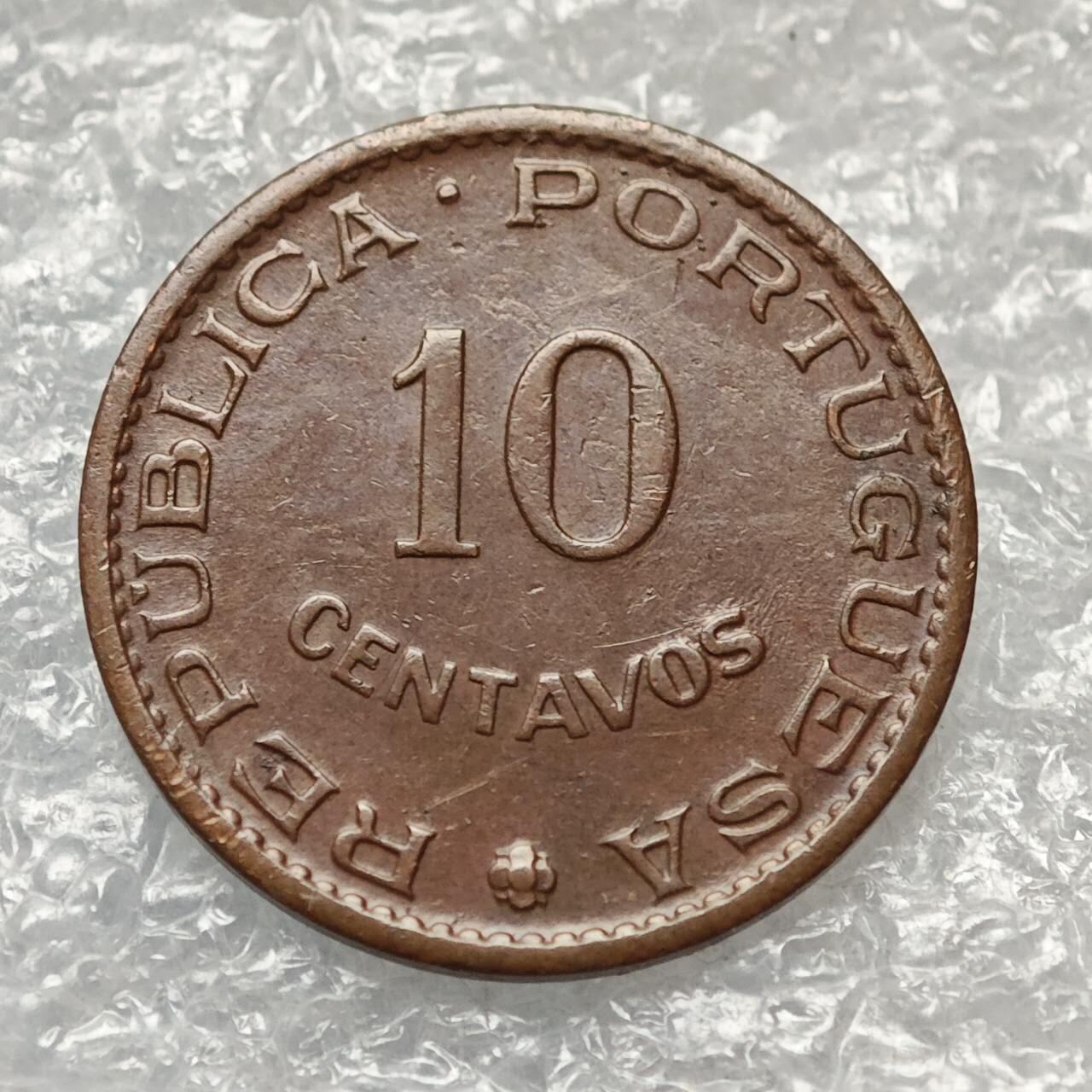 【淘币小摊】限时拍第七百九十五拍  葡属印度爪哇波兰阿根廷专场  满百包邮可预留两周  周一统一发货  葡属印度1958年10分铜币好品相 km30