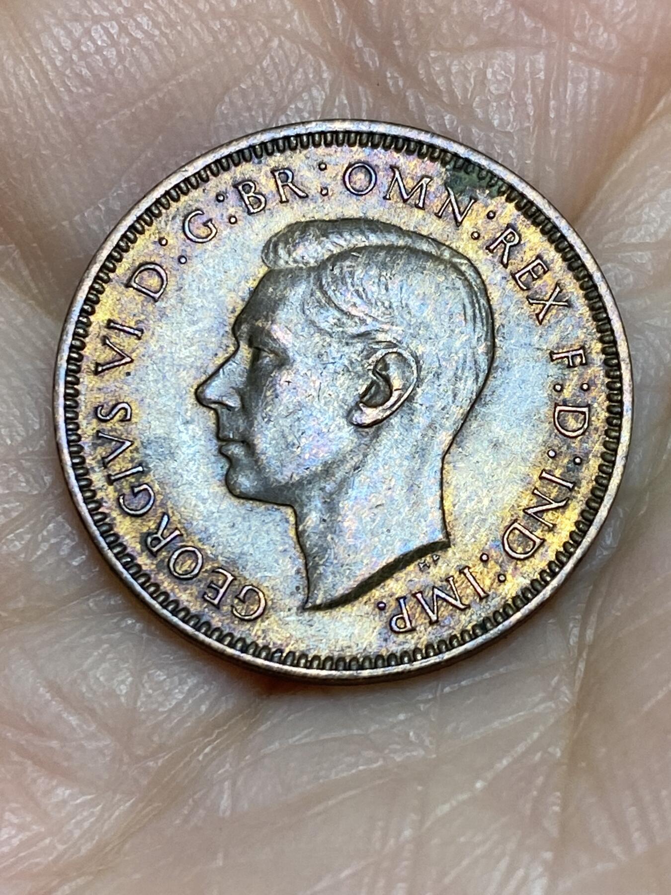 2025年第一百二十五场(总第一百五十一场）外国好品散币(免佣金) 英国🇬🇧1941年1法新(乔治六世第一版)