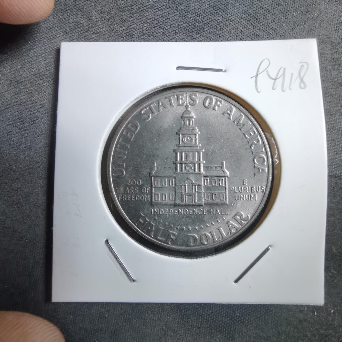 沼泽如烟--第894场 美国1976年半美元纪念币