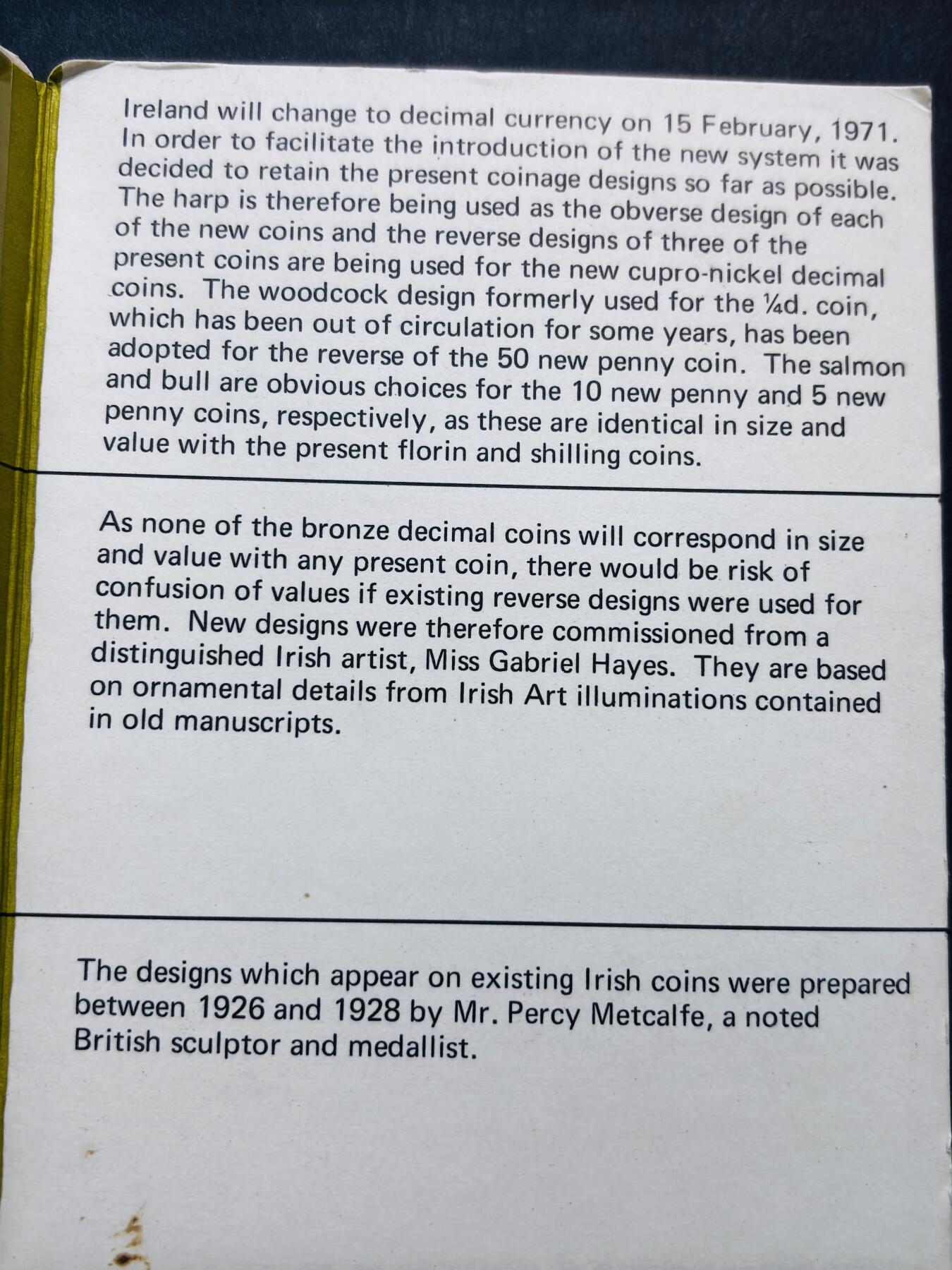文馨钱币收藏第 279 场，银币，纪念铜章场 长期接收代拍品 带册子爱尔兰一套