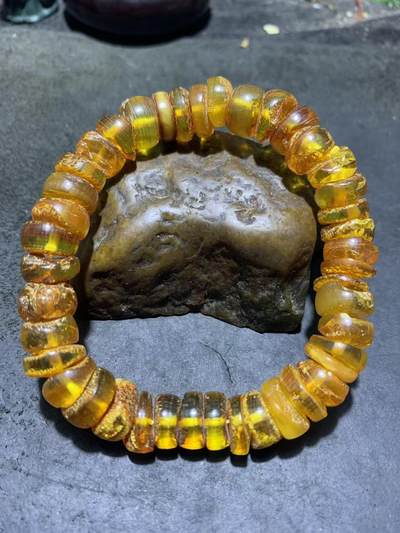天然原矿俄料蜜蜡原皮随形手串1条！ - 天然原矿俄料蜜蜡原皮随形手串1条！