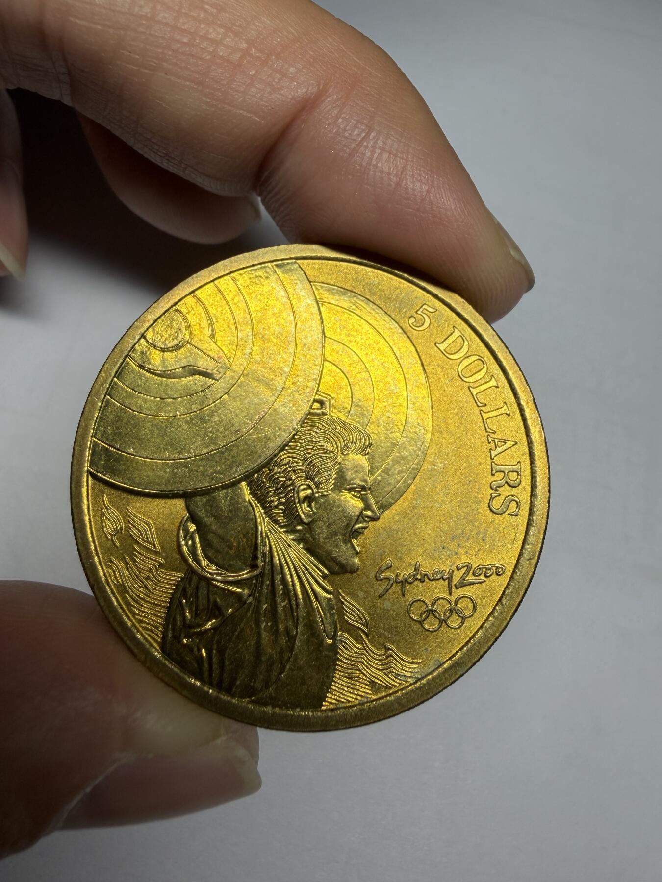 2025年集古藏今外币拍卖第十期-第4场—（总第284拍），可以寄存60天，满160元包邮。 2000年澳大利亚5元纪念币