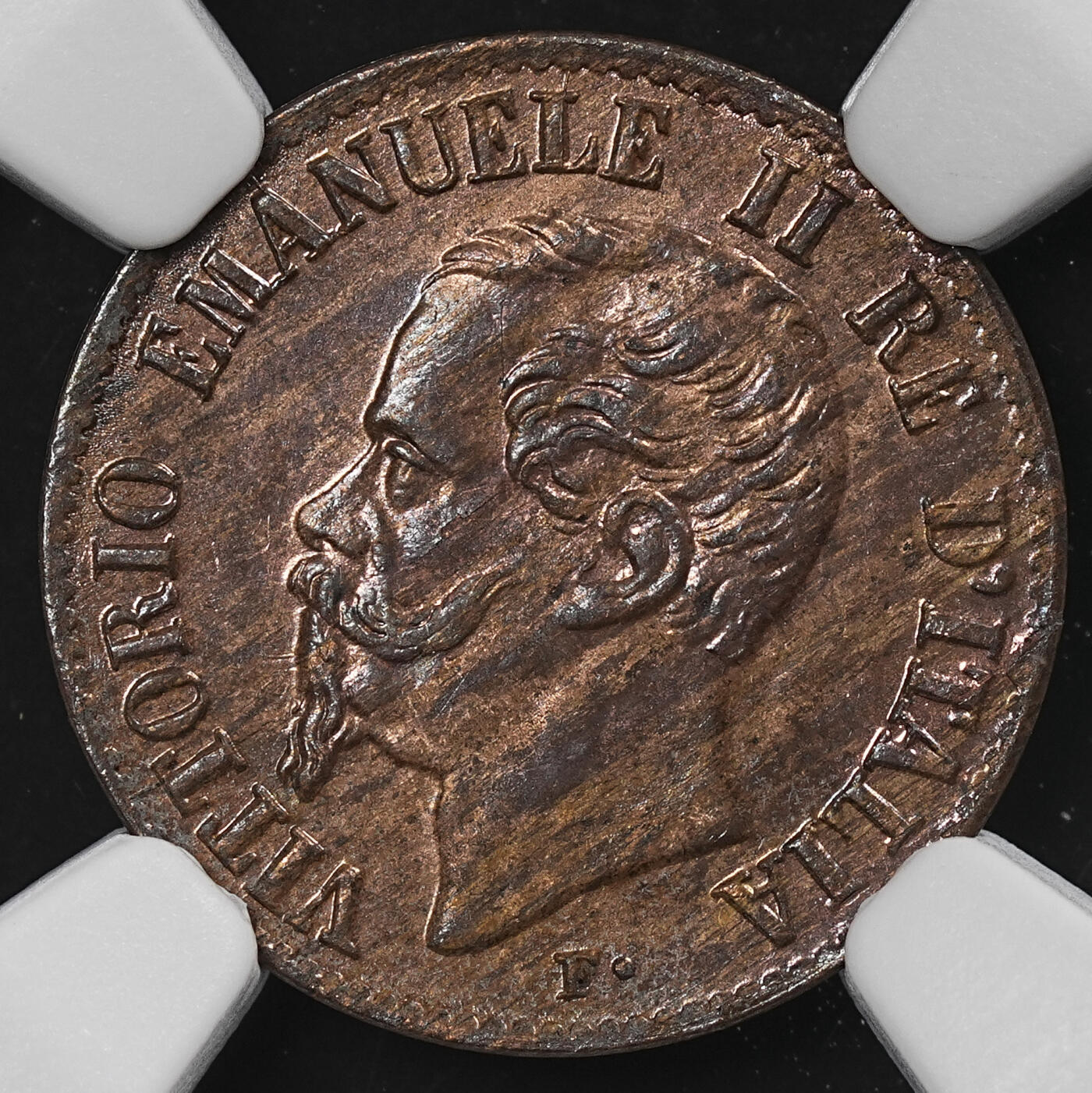 修遠堂世界钱币第九十二期 NGC MS64BN 1867年意大利1分