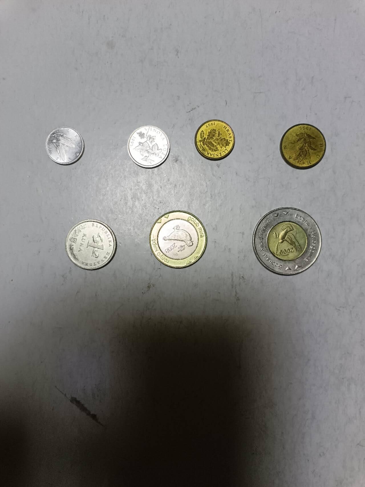 【20251110】非全新纸币第302场 欧洲国家7枚硬币