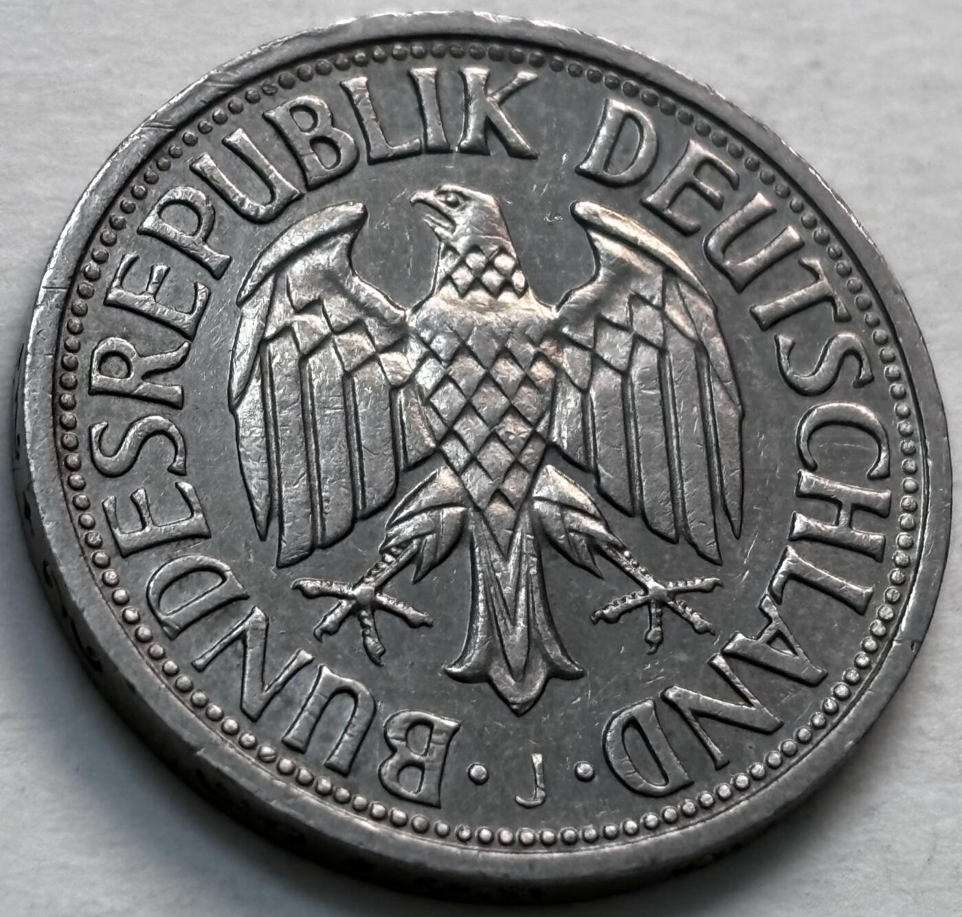 文馨钱币收藏第 279 场，银币，纪念铜章场 长期接收代拍品 1964 年德国 1 马克 J 版