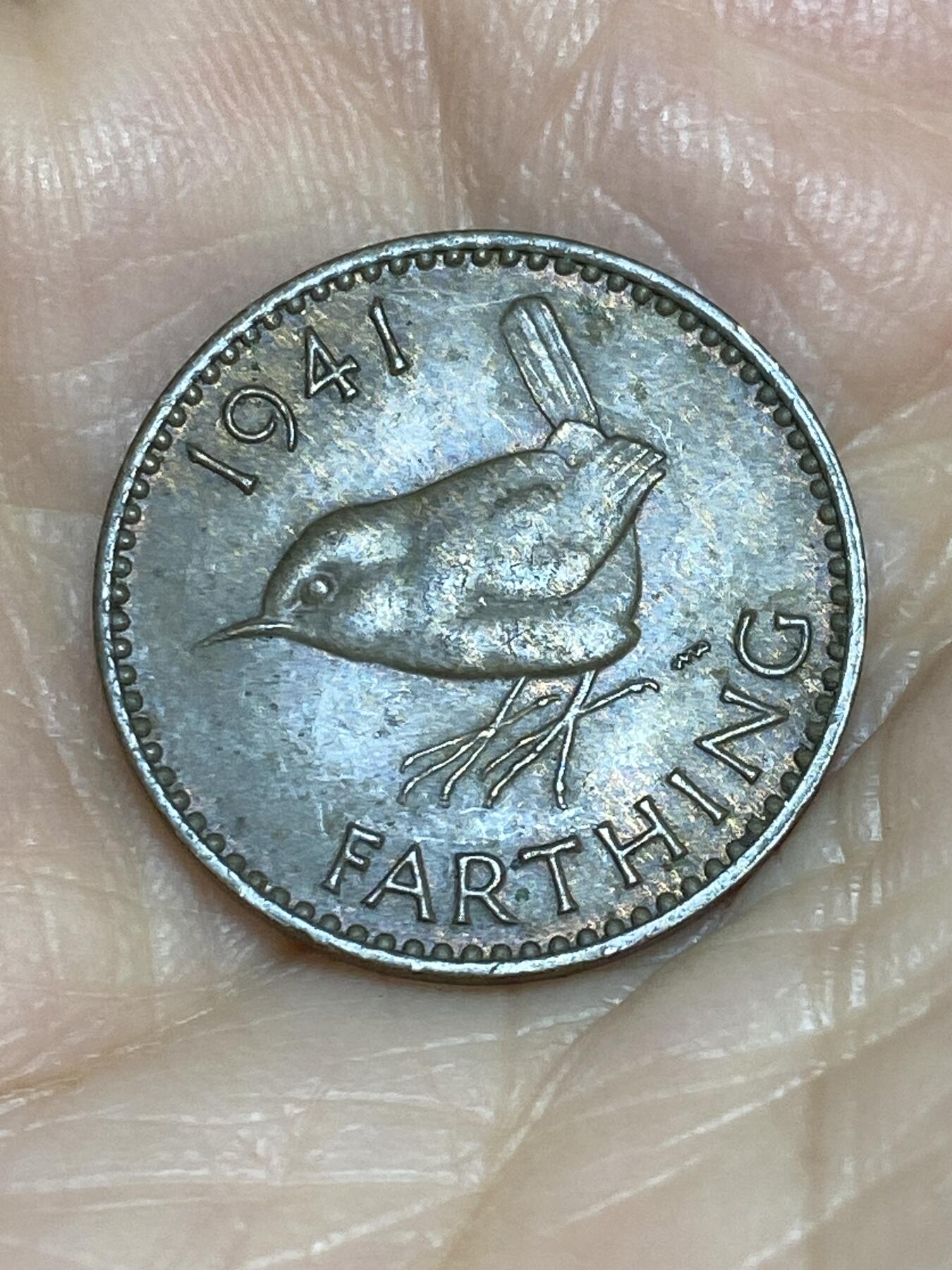 2025年第一百二十五场(总第一百五十一场）外国好品散币(免佣金) 英国🇬🇧1941年1法新(乔治六世第一版)