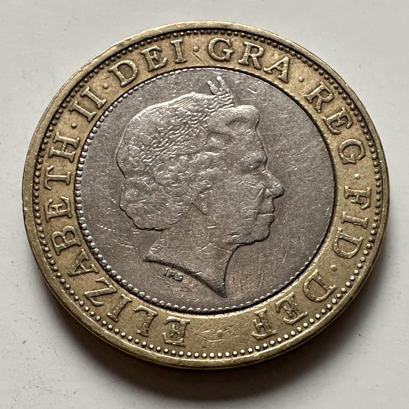 🌹外币初藏🌹🐯2025年第125场  每周二四六晚8️⃣点 接代拍 英国1998年2英镑