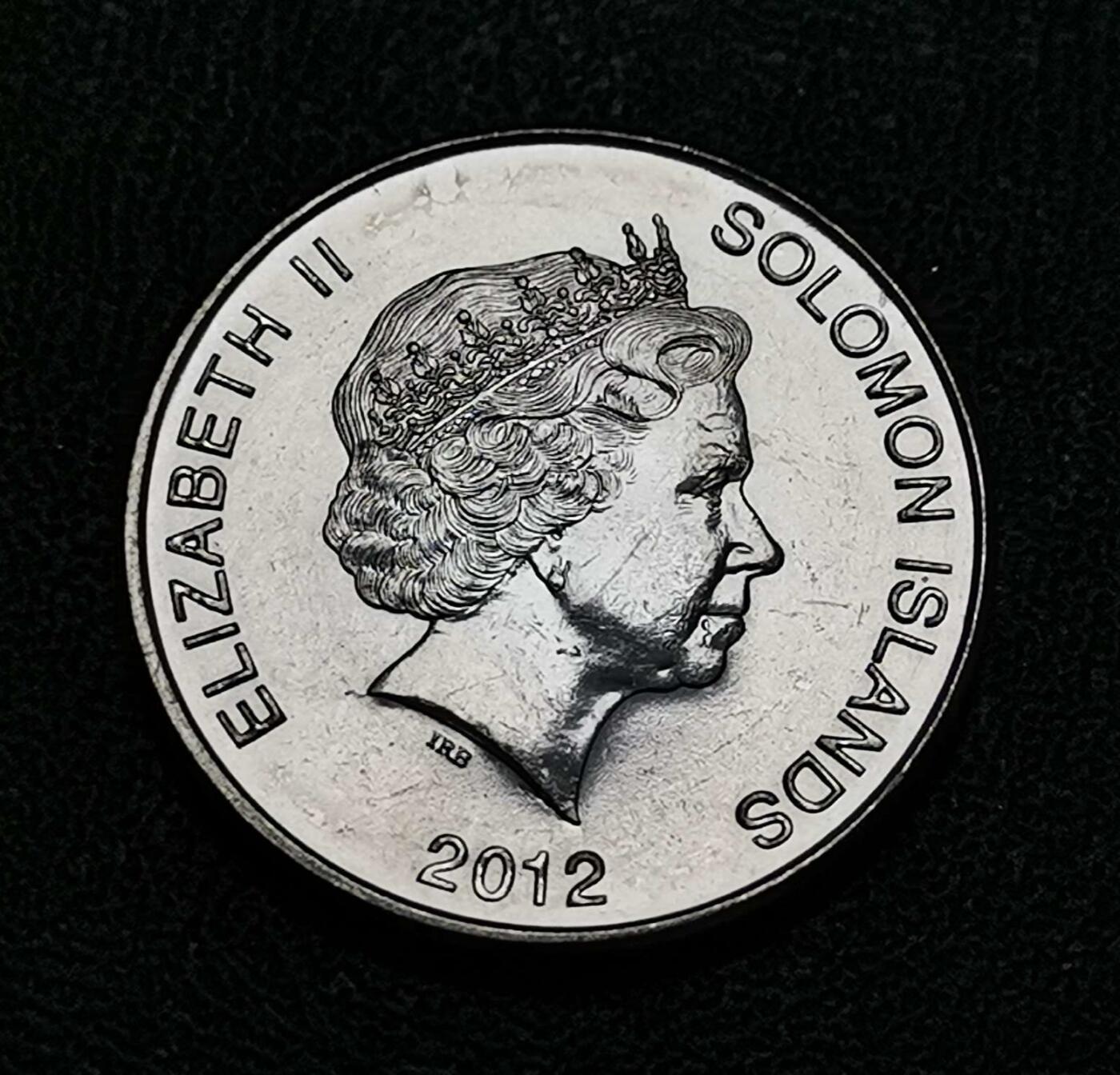 世界各国普、纪币捡漏专场(第十八场) 【绝版】2012年伊丽莎白女王英属所罗门群岛土著神鸟图腾50分