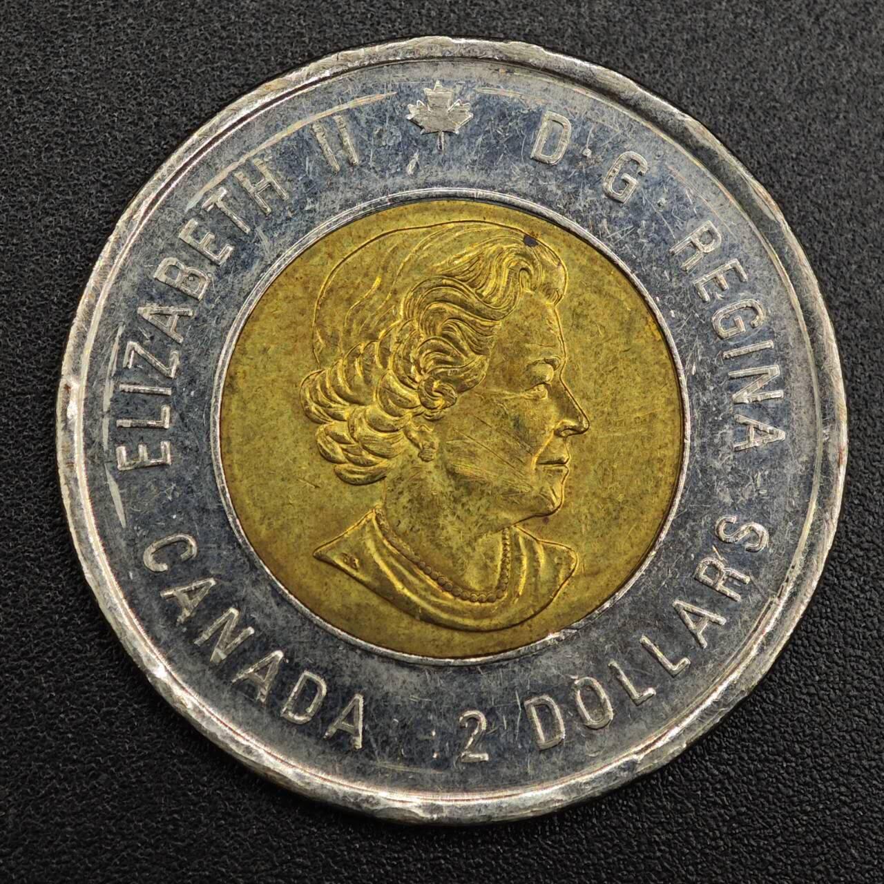 【淘币小摊】实时拍第七百九十一拍   散币纸币套币场   满百包邮可预留二周 每周一统一发货   加拿大2014年2元纪念币