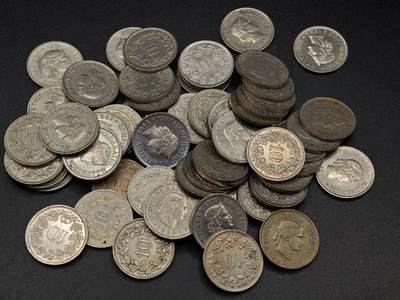 【淘币小摊】实时拍第七百九十一拍   散币纸币套币场   满百包邮可预留二周 每周一统一发货   - 瑞士10分镍币62枚