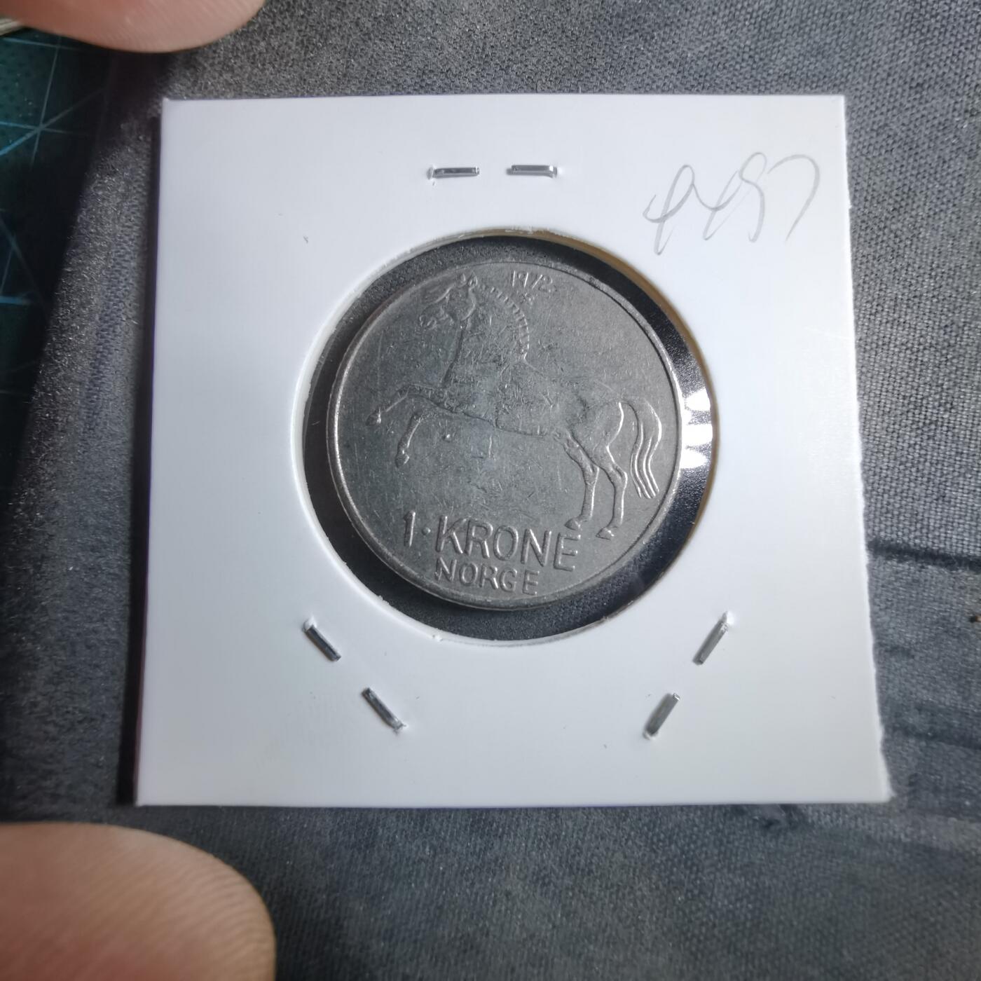 沼泽如烟--第894场 挪威1972年1克朗